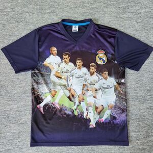 Real Madrid UEFA Champions League Jersey Shirt Ronaldo Fly Emirates Small S